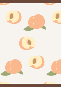 Peach Day2 on brown