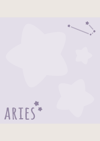 Aries Sign'Purple'