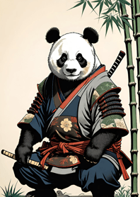 新年のパンダ 6
