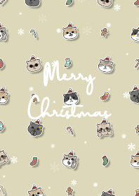neko christmas2 - goldenrod