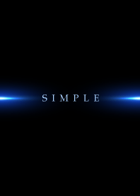 SIMPLE BLUE LIGHT -BLACK- 16