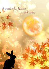 Moon Rabbit Maple Tree Makes Luck5.