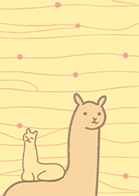 알파카와 아기 알파카 9