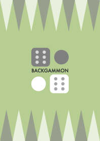 Backgammon Theme -monochrome-