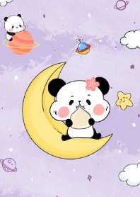 The Moonlight Panda Purple Version