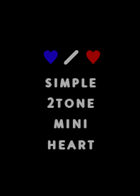 SIMPLE 2TONE MINI HEART 48