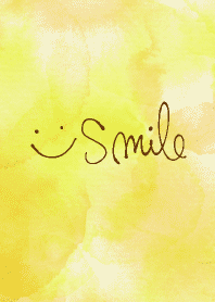Smile - aquarelle yellow30-