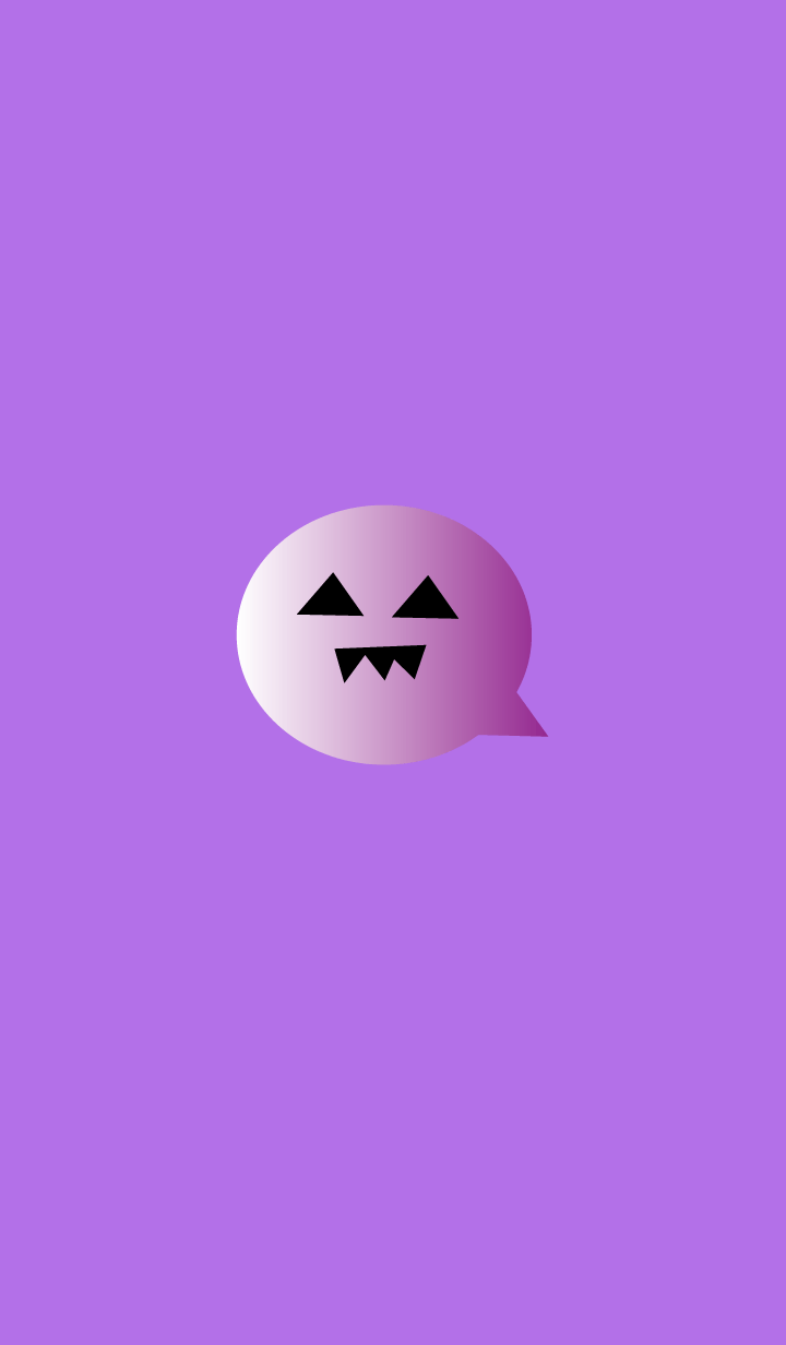 simple Halloween(purple2)