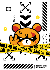 SERIOUS KUMA : WHITE BLACK