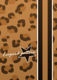 Leopard pattern -Yellow & stars-