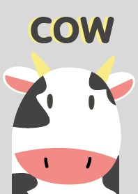 Simple cute cow theme