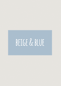 Beige & Blue / Square