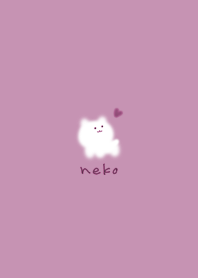 Loose cat and heart pinkPurple27_2