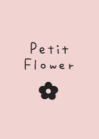 Petit Flower /Pink & Black