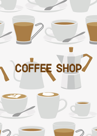 コーヒーショップ (シルバーゴールド)