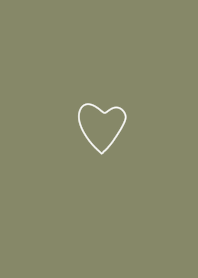 Beige khaki and loose heart
