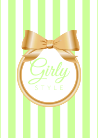 Girly Style-GOLDStripes-ver.3