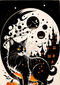 halloween cat d6E25B
