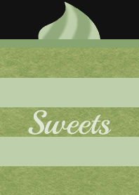 Sweets 002-2 (Matcha cake/Black D)