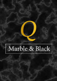 Q-Marble&Black-Initial