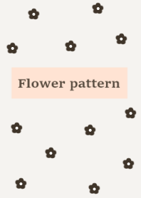 flower pattern #pink brown