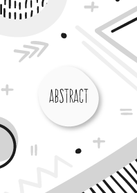 Abstract Hand Drawn Grayscale