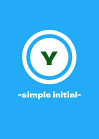 simple initial-Y- THEME 75