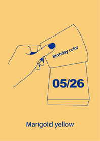 Birthday color May 26 simple: