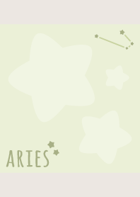Aries Sign'YellowGreen'