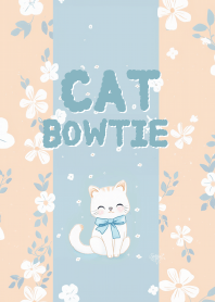 lucky cat in flower theme