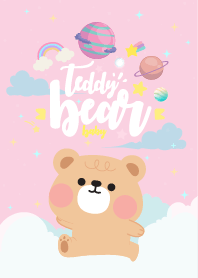 Teddy Bear Galaxy Lady Pink