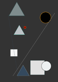 Dark Grey Geometric Abstract