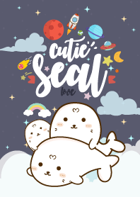 Seal Cutie Galaxy Space