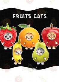 Fruits Cats (zZZ)  - B&W 3-3