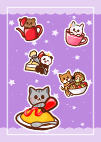 5 Animals! -purple-