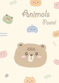 Animals Pastel Mimimal