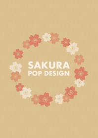 SAKURA POP DESIGN[Kraft Paper]