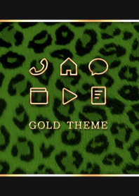 GOLD x PANTHER PATTERN  - 01 F-36