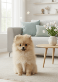 ポメラニアン（犬）着せ替え