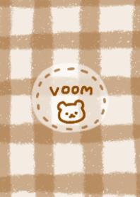 Crayon cute plaid pattern (beige)