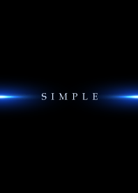 SIMPLE BLUE LIGHT -BLACK- 5