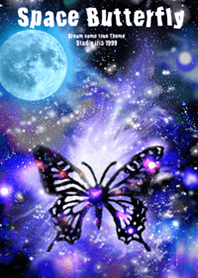 Space Butterfly moon