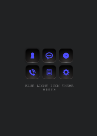 BLACK - BLUE LIGHT ICON THEME SWITCH 26