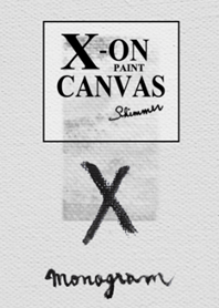 X on Canvas -Paint-