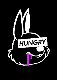HUNGRY RABBIT -BLACK- THEME 49