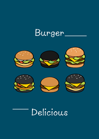 喜歡吃漢堡！(神秘青藏色)