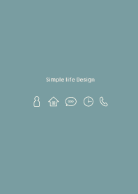 Simple life design -ice green-