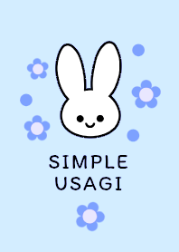 SIMPLE USAGI -FLOWER- THEME 188