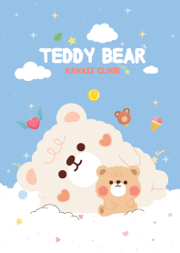 Teddy Bear Candy Cotton Blue