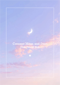 Crescent moon and stars #59